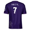 Officiële Voetbalshirt + Korte Broek Real Madrid Vini JR 7 Vierde 2023-24 - Kids